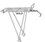 Bike Rack Rear Wald Steel #215 Parts Only