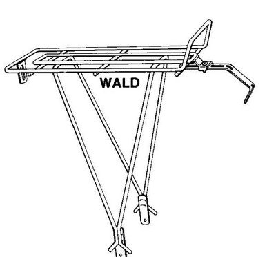 Bike Rack Rear Wald Steel #215 Parts Only