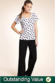 Pure Cotton Heart Spotted Pyjamas