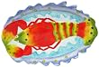 Ceramic Pottery Marine Life Lobster Platter 15" x 10"