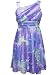 Rare Editions Girls 7-16 Purple Floral Print Dress