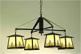 LAMPS BEAUTIFUL Rustic Lodge Mission Arts and Crafts Chandelier by Meyda Tiffany--Excellent customer service--see our feedback.