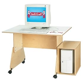 ThriftyKYDZ® COMPUTER TABLE w CPU BOOTH by CutieBeauty jc