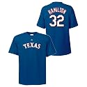 Texas Rangers Josh Hamilton Royal Name and Number T-Shirt