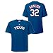 Texas Rangers Josh Hamilton Player Name & Number T-Shirt by Majestic Athletic - Royal XX Large