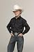 CHILD'S Western Shirts - CHOICE OF BLACK - BLUE OR RED