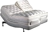 Deluxe Series Heavy Duty Adjustable Bed W Standard Royal Comfort Mattress Queen