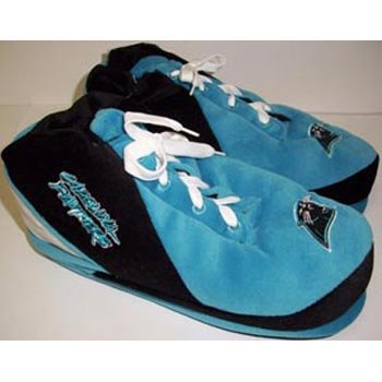 Carolina Panthers NFL Plush Sneaker Slippers