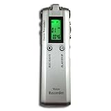 Etekcity® Digital Voice Recorder DVR126 8GB Sliver