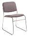 Global(R) Chrome Stacking Chair, Gray
