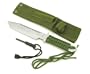11" Full Tang Fire Starter Hunting Camping Knife W/flint