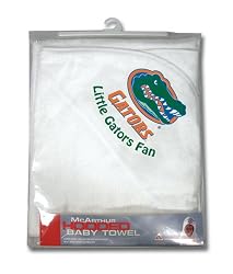 Florida Hooded Baby Towel (White)