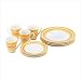 12 PC. STRIPES DINNERWARE SET
