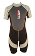 Nalu 24 Chest Childs Shortie Wetsuit (4-5 Years) in Grey