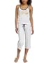 Baby Phat Women's Tank/Capri Pj Set,Polka Dot,Small