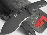 Benchmade Heckler & Koch 14100SBT Snody Design 3.62in. Black ComboEdge Recurve Fixed Blade