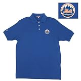 New York Mets Blue Classic Pique Stainguard Polo Shirt