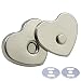 Bluemoona 50 Sets - Magnetic Purse Love Snap 3/4