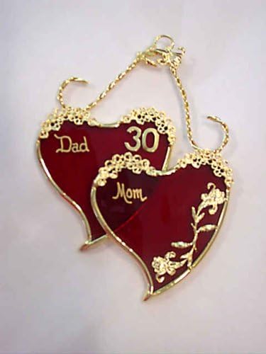 Personalized Ruby Red SweetHearts Wedding or Anniversary Gift