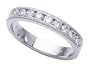 0.50 (1/2) cttw Karina B(tm) Round Diamonds Band - Platinum, 18kt White or Yellow Gold