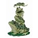 Frogs On a Leaf 5 Frogs Bobble Musical Figurine