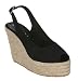 Office Wickerman Wedge Black Canvas - 7 Uk