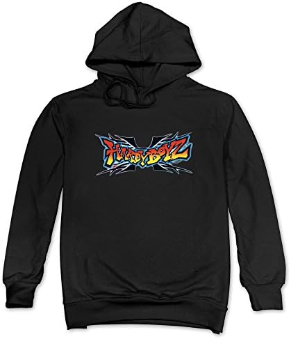 CAILING Men's Hardy Boyz Wwe Logo Custom Hooded Sweater Black XXL