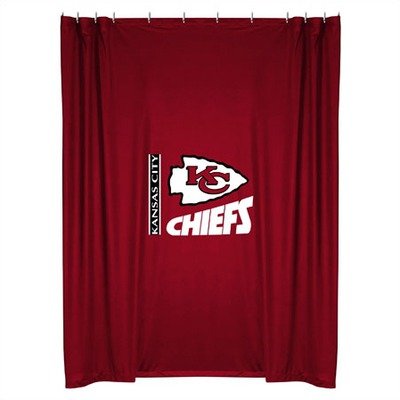 Sports Coverage NFL Kansas City Chiefs Shower Curtain