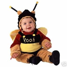 Disney Winnie the Pooh as a Hunny (Honey) Bee Baby Infant Halloween Costume 6-12 Months