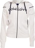 Dallas Cowboys -White- Women's Dazzle Trim Hooded Sweatshirt