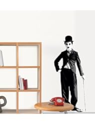 Home Stickers HOST 214 Charlie Chaplin Decorative Wall Stickers