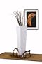 Diamond Sofa Accent Flower Floor Vase, White