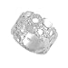 Sterling Silver Round Circles CZ Ring