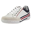 GANT Chunk Boys Leather 47.40005B303, Jungen Sneaker, weiss, (white/navy/red B303)