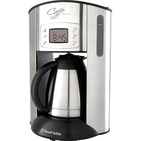 Russell Hobbs 13915 10 Cup Coffee Maker Digital Display with 24hr programmable timer and thermal carafe