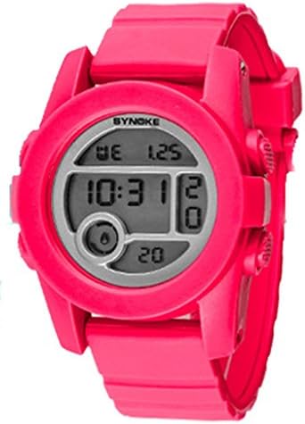 Digital Wrsit Watches with Silicone Band for Girls