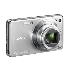Sony DSC-W270S Digitalkamera (12 Megapixel, 5-fach opt. Zoom, 6,9 cm (2,7 Zoll) Display) silber
