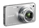 Sony DSC-W270S Digitalkamera (12 Megapixel, 5-fach opt. Zoom, 6,9 cm (2,7 Zoll) Display) silber