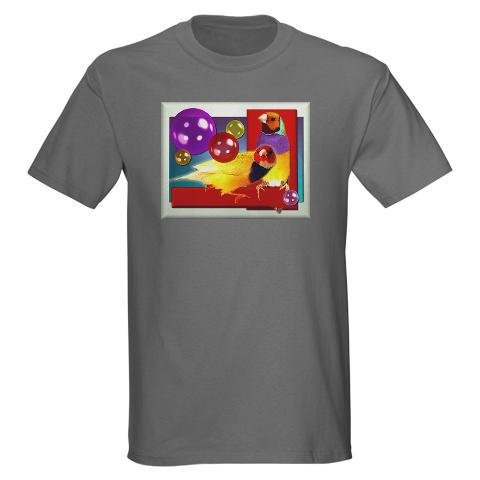 Gouldian Finch Pets Dark T-Shirt by CafePress