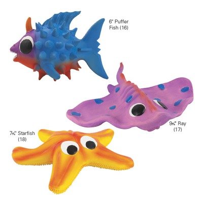 toy puffer fish-Sea Creature Dog Toy Style: Puffer Fish Images