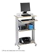 Safco 1923GR Gray Muv Stand-up Workstation