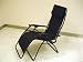 Zero Gravity Padded Reclining Patio / Lounge Chair - Black