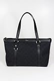 Gucci Handbags Black Fabric and Leather 268640