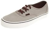 Vans Unisex Adult Authentic Trainer Canvas Flint Grey/Chocolate Truffle VKUM1X5 12 UK