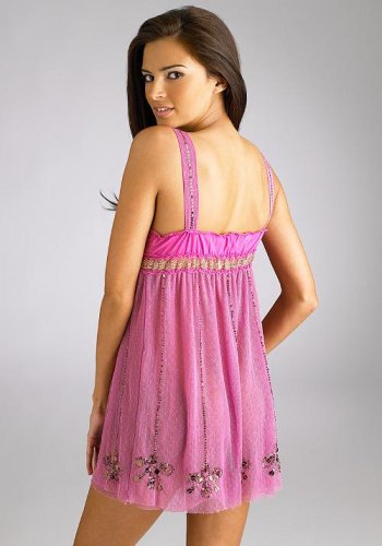 Free People Dark Faerie Babydoll with Matching Bikini Sleepwear