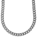 Men's Stainless Steel Chain Necklace, 22''