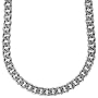 Men's Stainless Steel Chain Necklace, 22''