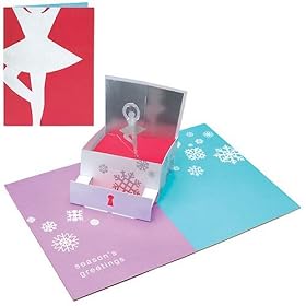 Sabuda Christmas Music Box Pop Up Cards