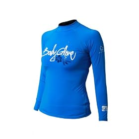 Body Glove Ladies Long Arm Lycra Rash Guard Shirt by