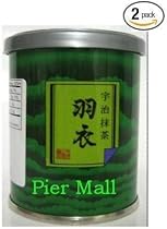 Ujinotsuyu Matcha Hagoromo - 2x 1.41 Oz (2x40 G) - All Natural Green Tea Powder - Twin Pack